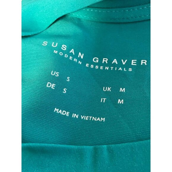 Susan Graver Modern Essentials Liquid Knit Long-Sleeve Top SMALL (4411) - Picture 3 of 6